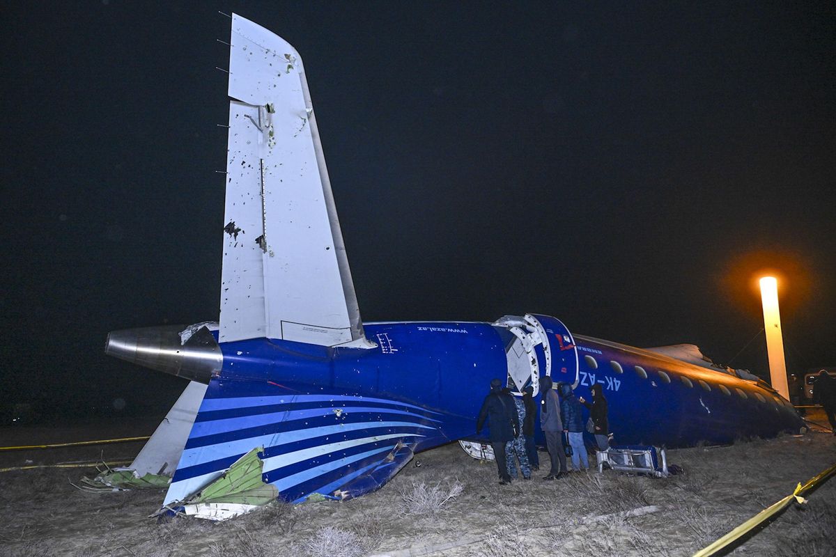 Un missile di Mosca dietro l’aereo caduto