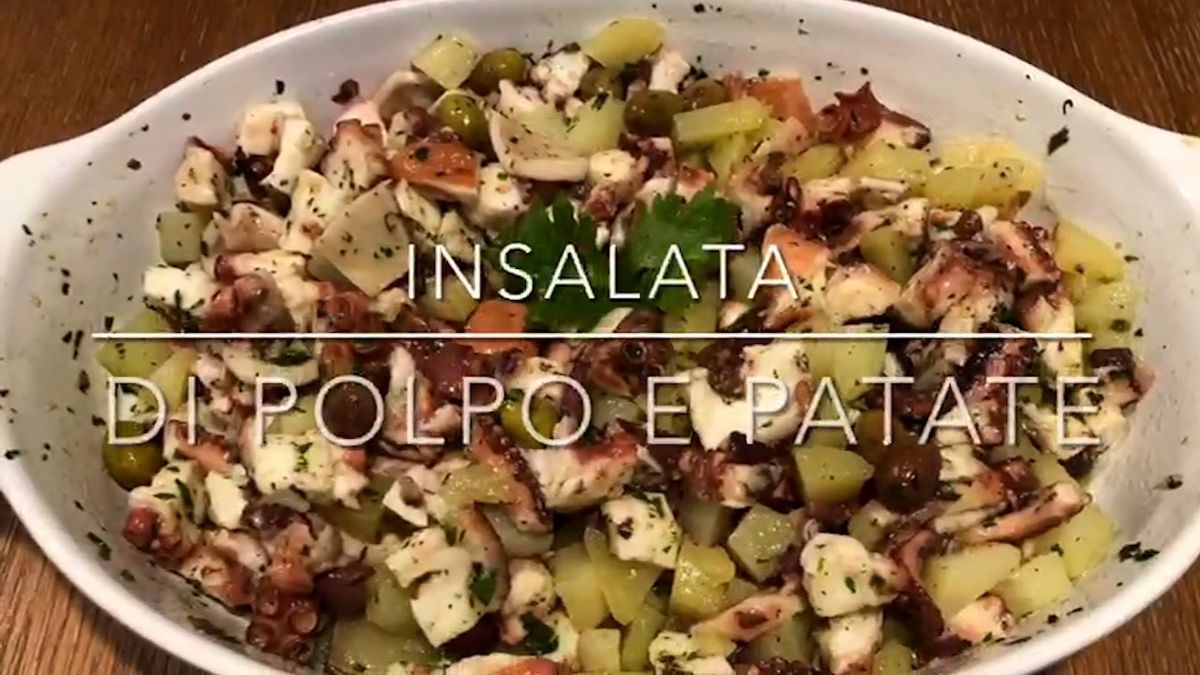 Cuciniamo insieme: insalata di polpo e patate