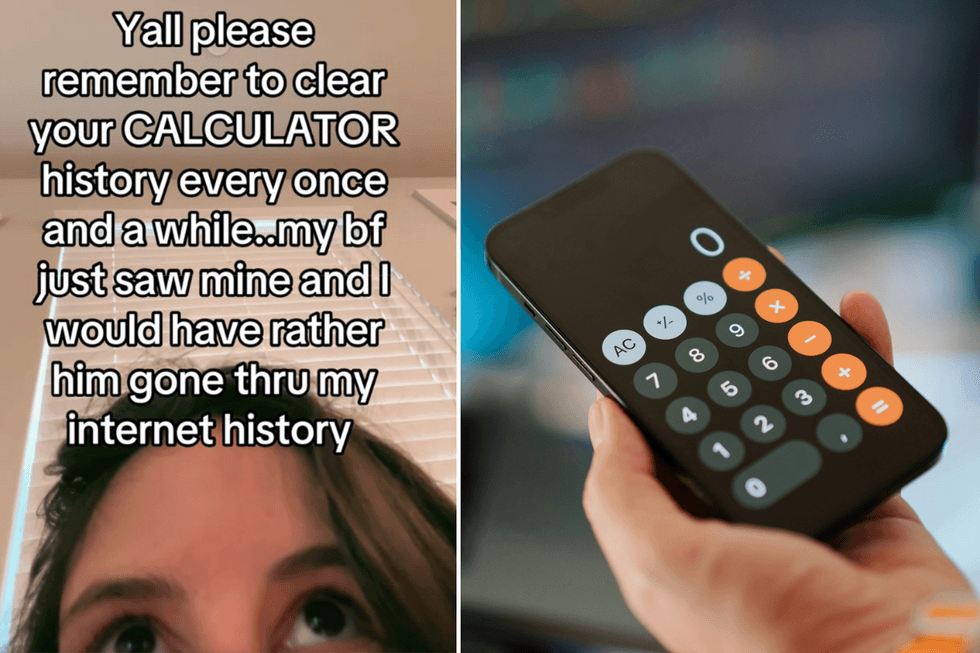 People just realized the Calculator app keeps history & share their most embarrassing calculations