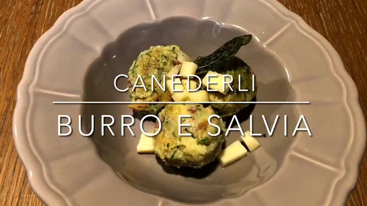 Cuciniamo insieme: canederli burro e salvia