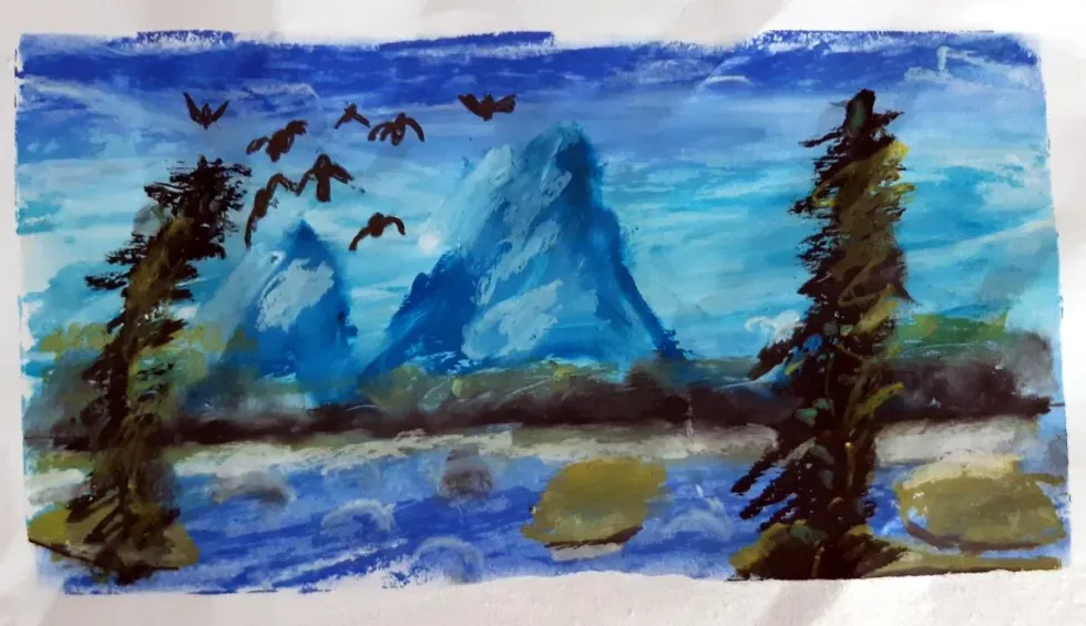 kids, children, child prodigies, parenting, dads, painting, art, artists, creativity, family