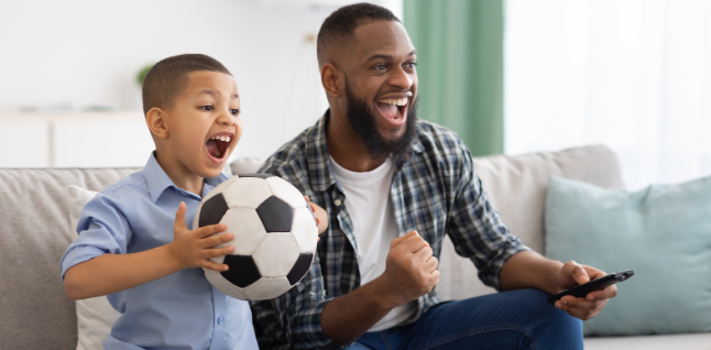 fathers and sons, positive masculinty, soccer