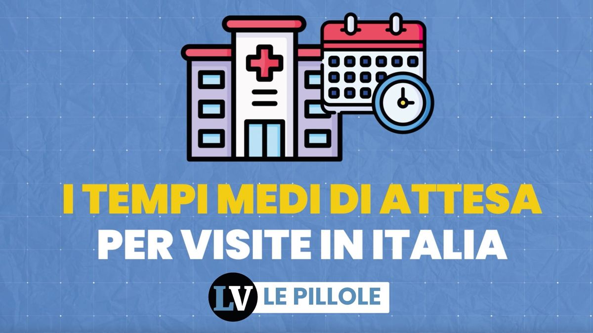 Tempi medi di attesa per le visite in Italia