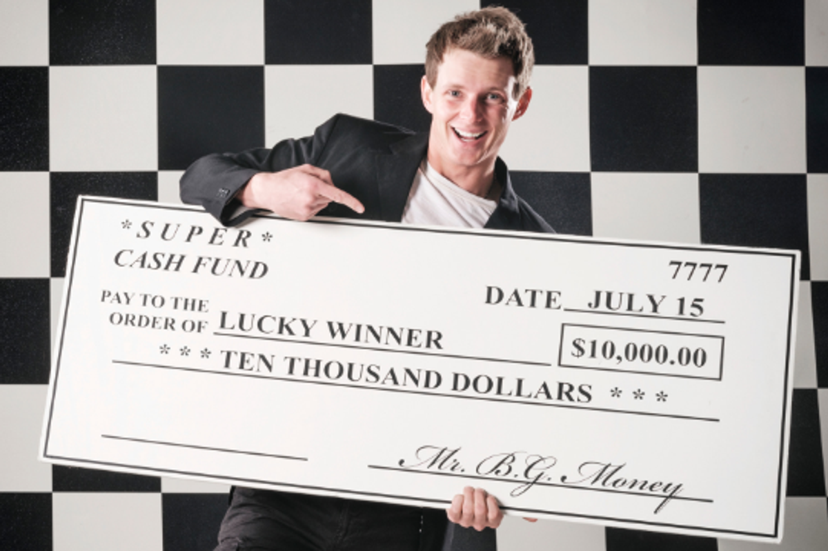 lottery, lotto winner, big check