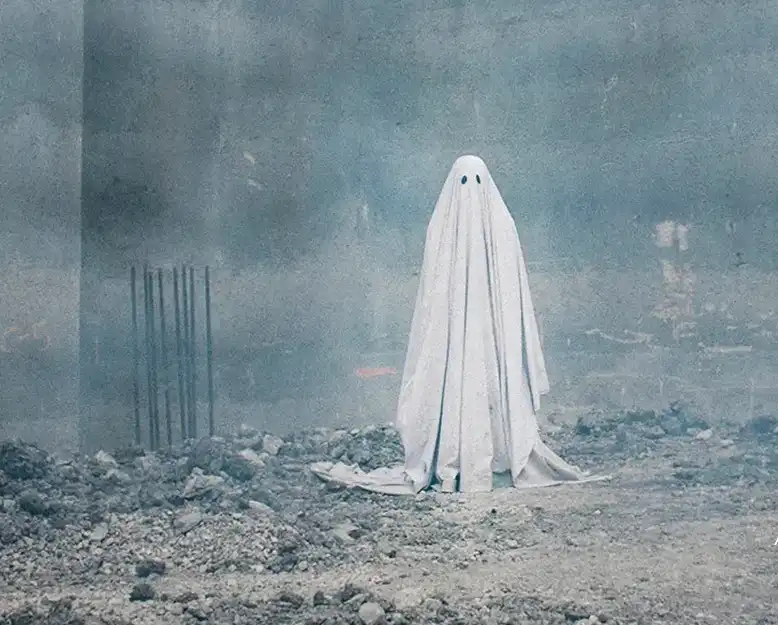 A promotional still for the film A Ghost Story