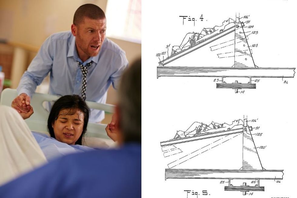 A 1965 invention for 'centrifugal birth' has been brought to life and it's terrifying
