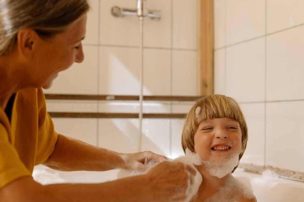 How often should you bathe your kids? Experts say when they're visibly dirty.