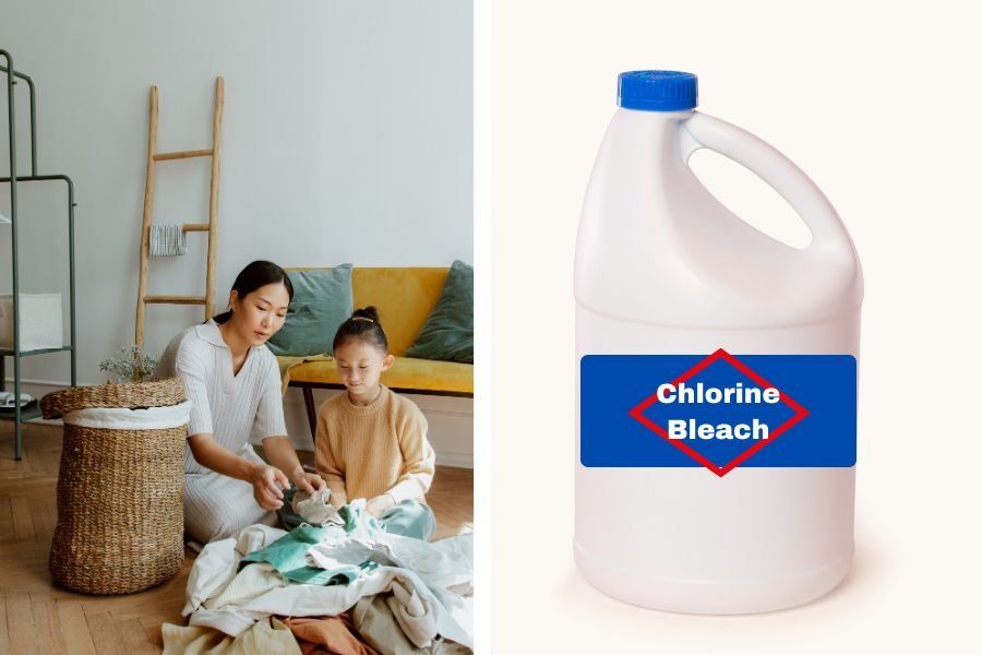 bleach; bleach turns whites yellow; make white clothes white; how to get yellow out of white; white clothes; fix white clothes