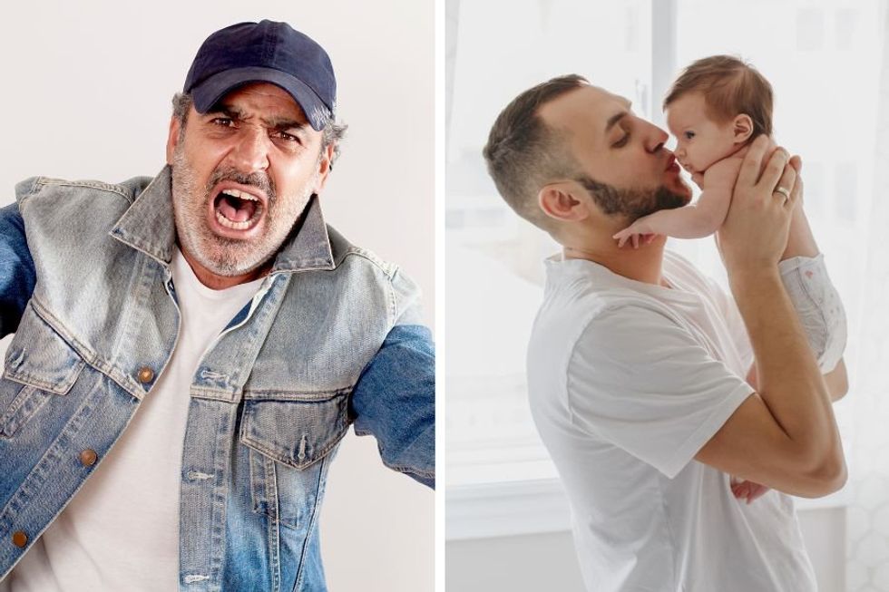 Father 'throws a tantrum' at son for refusing to name first child after his late stepmother