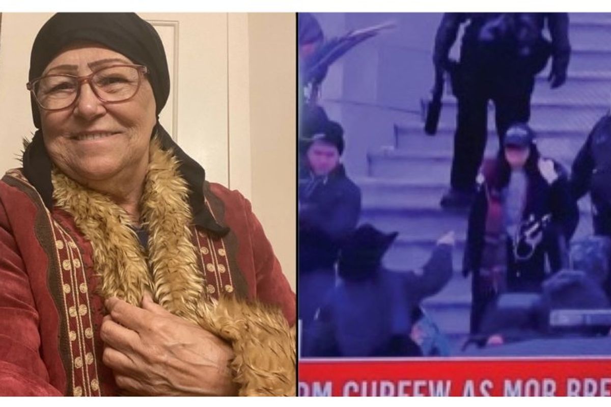 Pamala Hemphill, formerly known as the "MAGA Granny" images on Facebook and from the U.S. Capitol