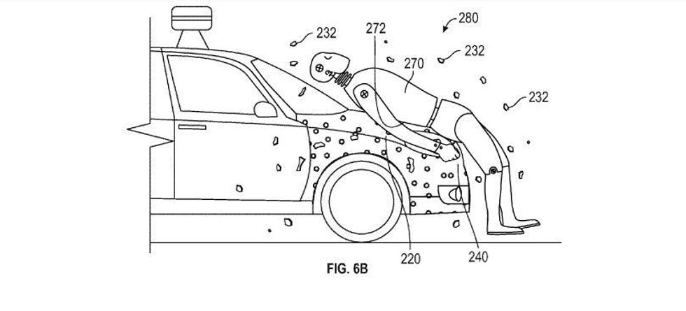 google self-driving car fly paper