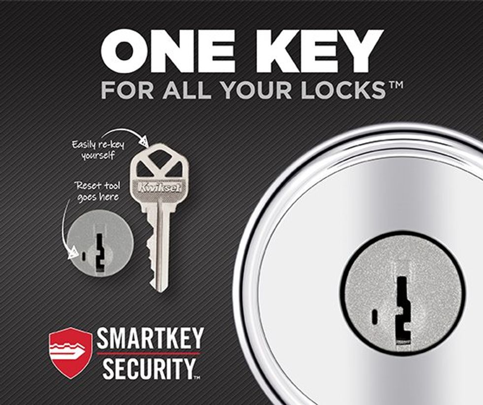 a photo of Kwikset SmartKey Security tecnology