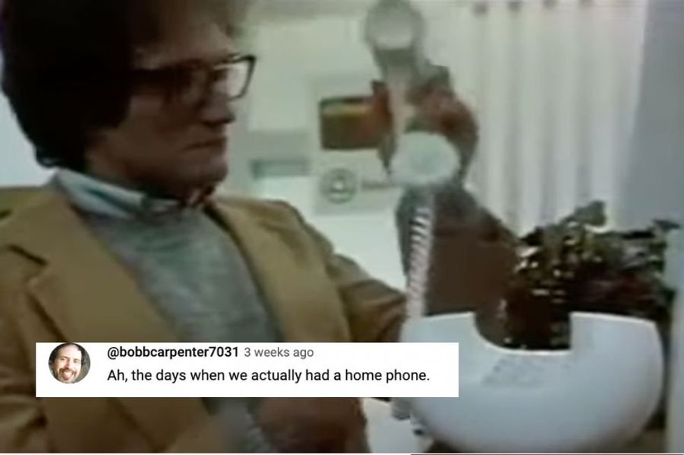 Robin Williams doing his thing in a phone commercial from the 1970s is peak nostalgia