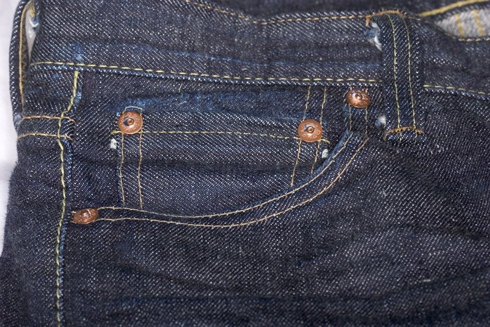 little pocket on pair of jeans