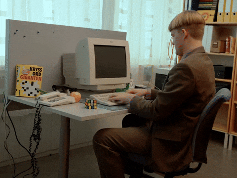 gif of man throwing a tantrum