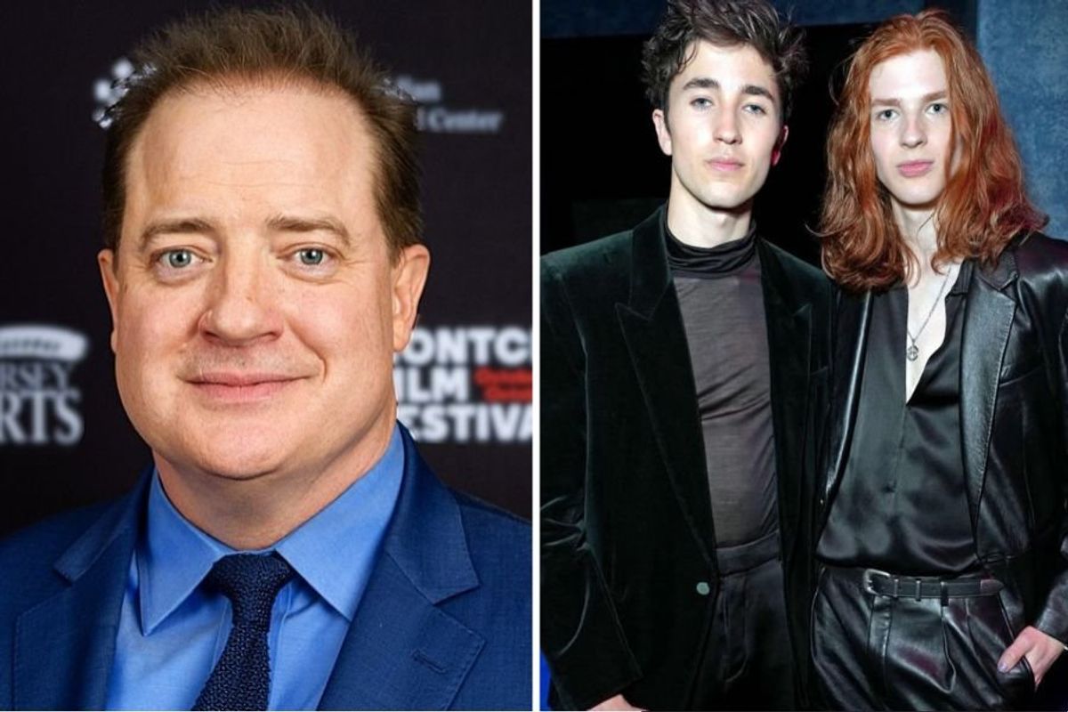 brendan fraser, brendan fraser fashion week, fashion week new york, fashion week