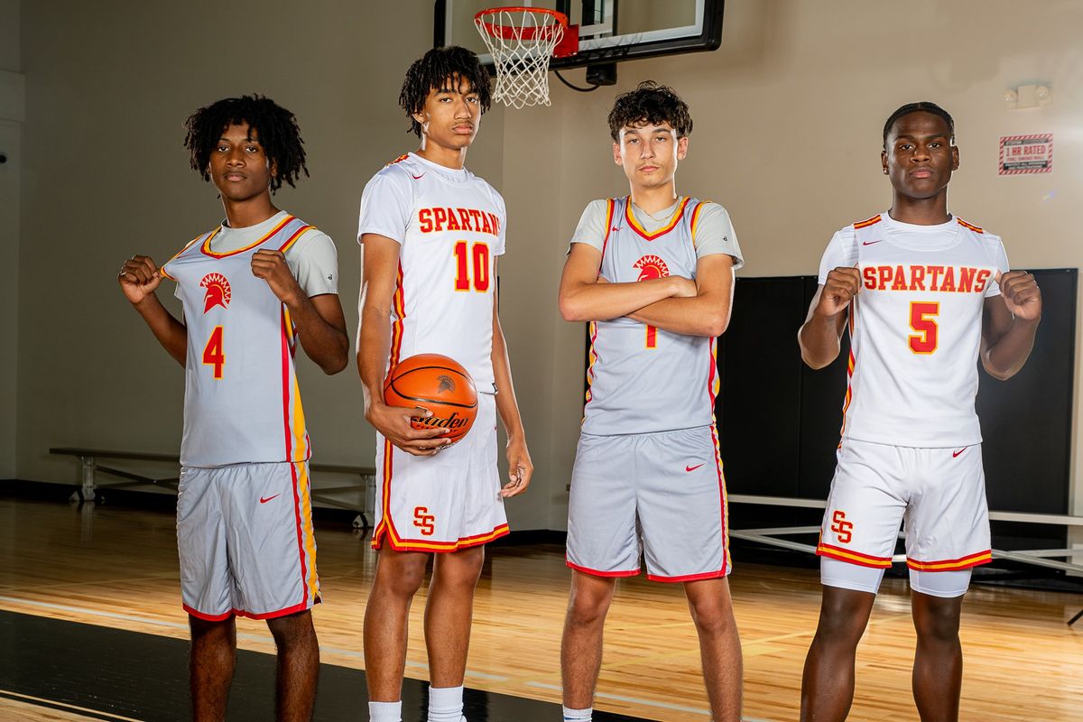 HIGHLIGHTS: Stafford Spartans vs Bellville Brahmas | 4A Boys Basketball Playoffs Round 1