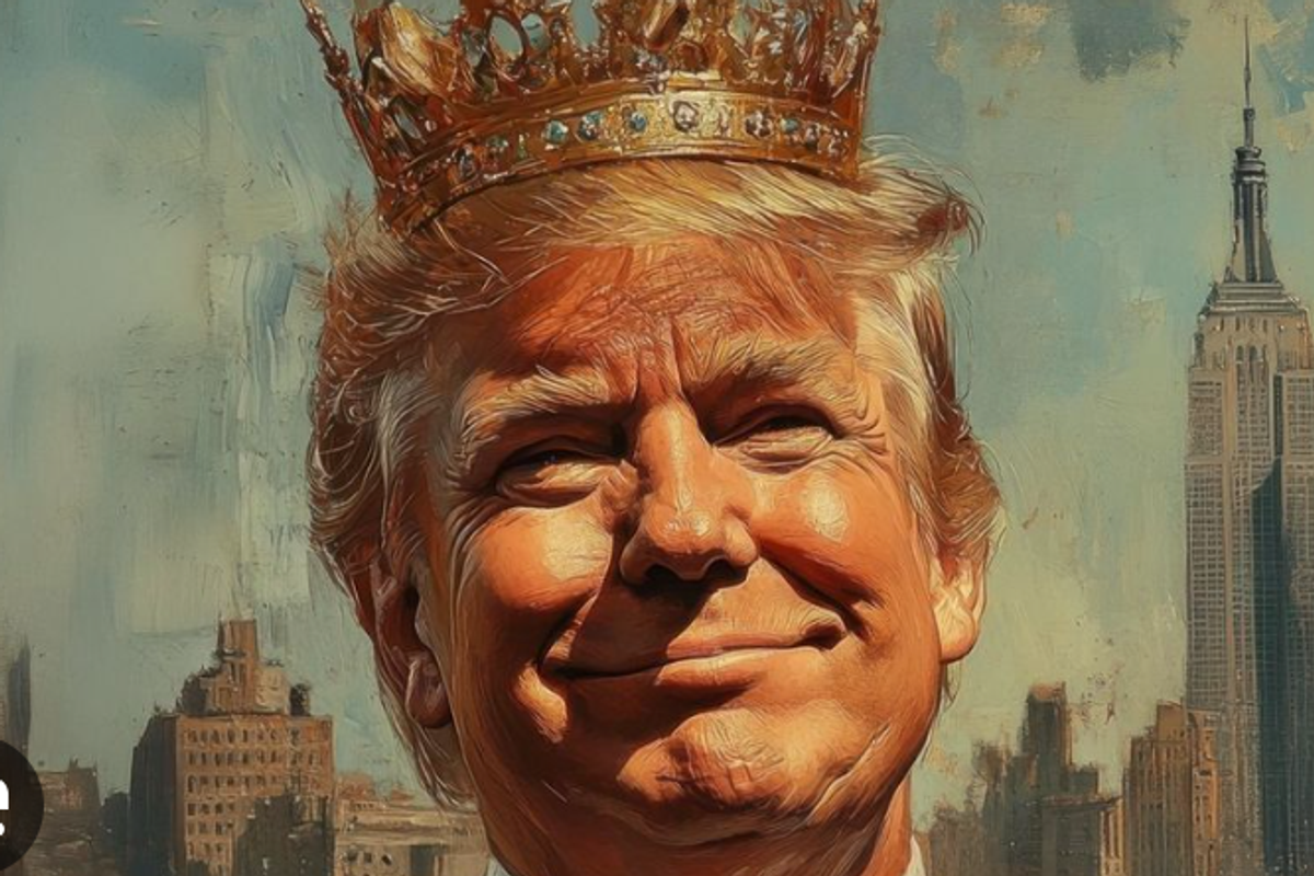 With Social Post Crowning Himself 'King,' Trump Provokes Internet Fury