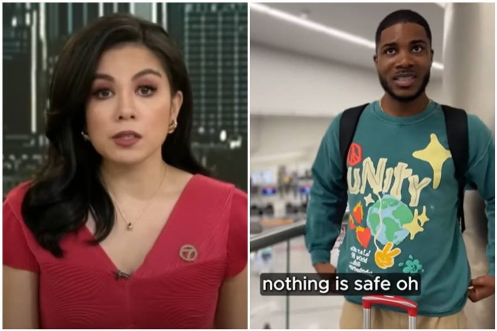 'Random' guy's news interview in the airport about plane crashes is the comic relief we all need