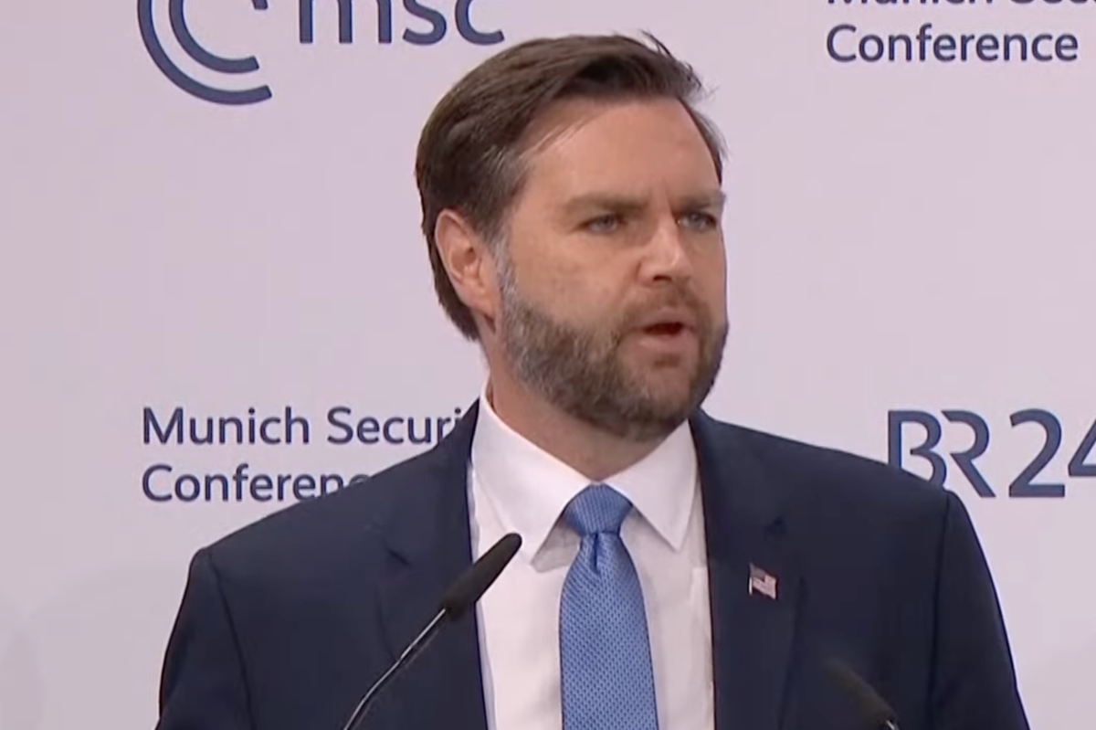 Vance In Munich: Like A German Urging Americans To Embrace The Klan