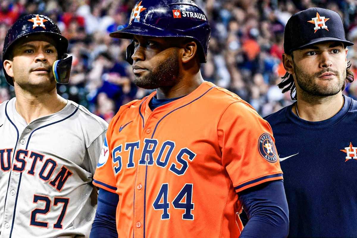 Astros Jose Altuve, Yordan Alvarez, Lance McCullers