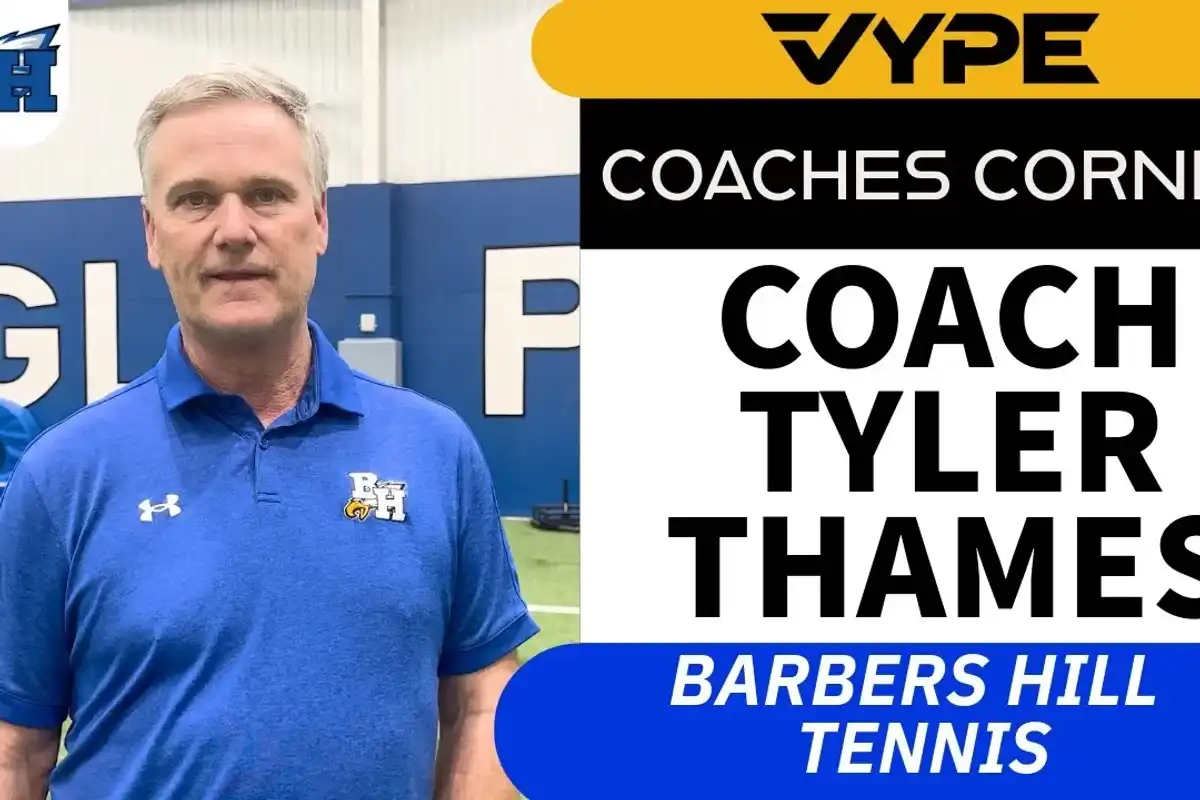 VYPE COACHES CORNER: Barbers Hill Tennis Coach Tyler Thames