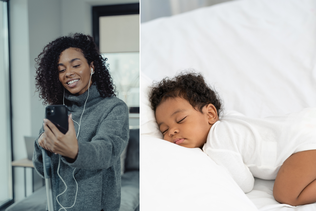 Long-distance Aunt watches baby on FaceTime so desperate mom can take a shower