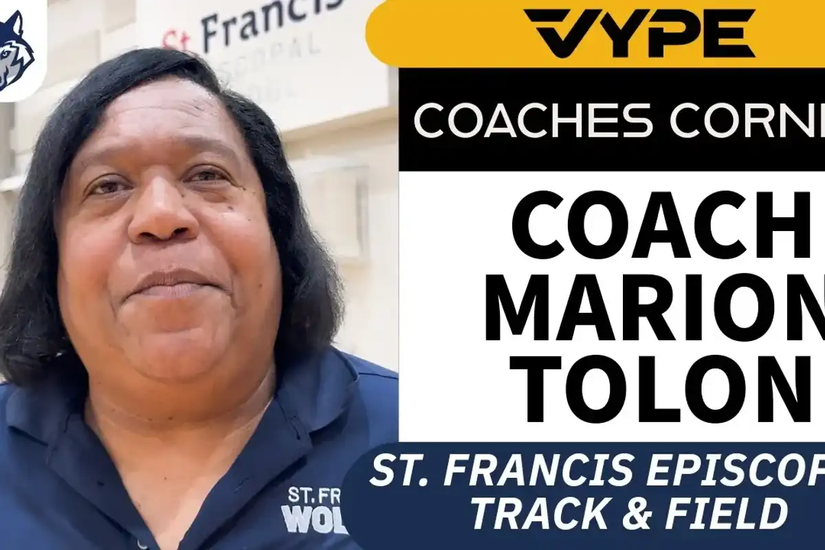 VYPE COACHES CORNER: St. Francis Episcopal Track & Field Coach Marion Tolon