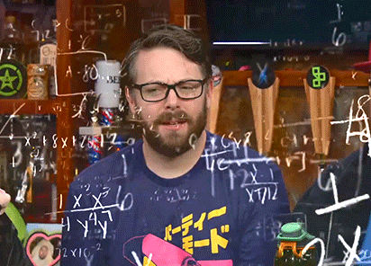gif of a man counting on his fingers surrounded by floating calculations