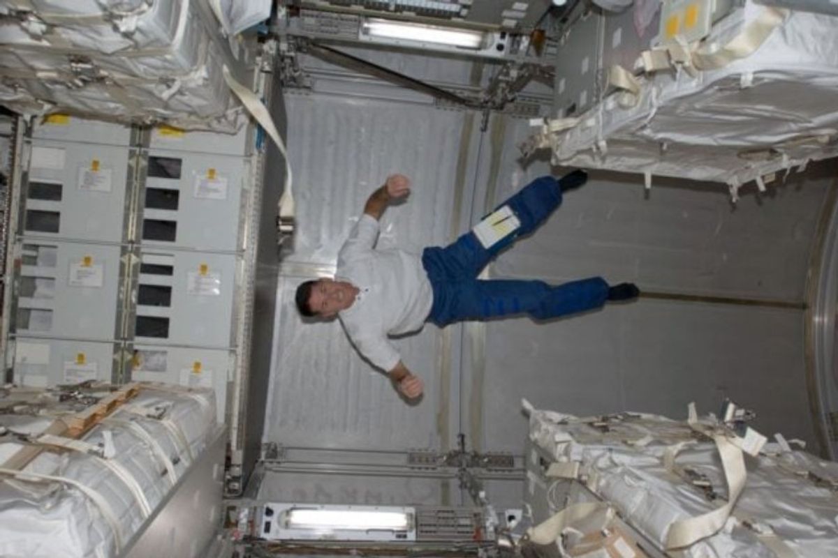 astronaut in space