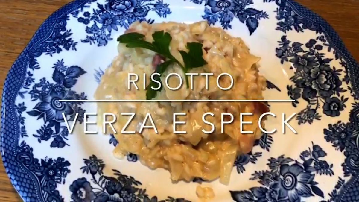 Cuciniamo insieme: risotto verza e speck