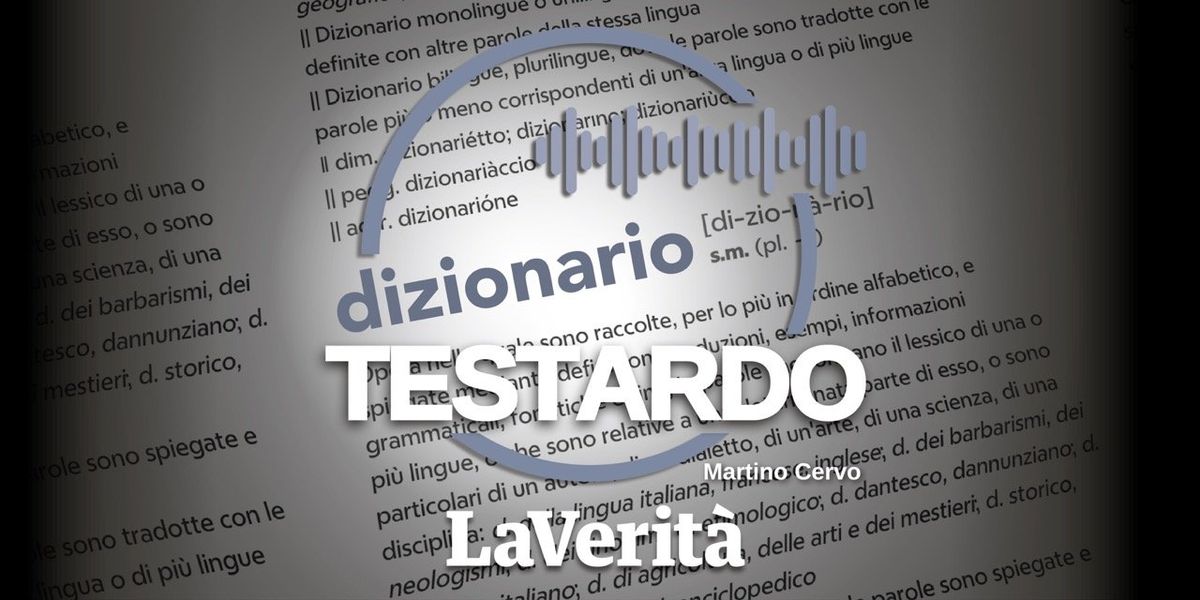 Dizionario Testardo | Originale, cioè: tutto nello sguardo