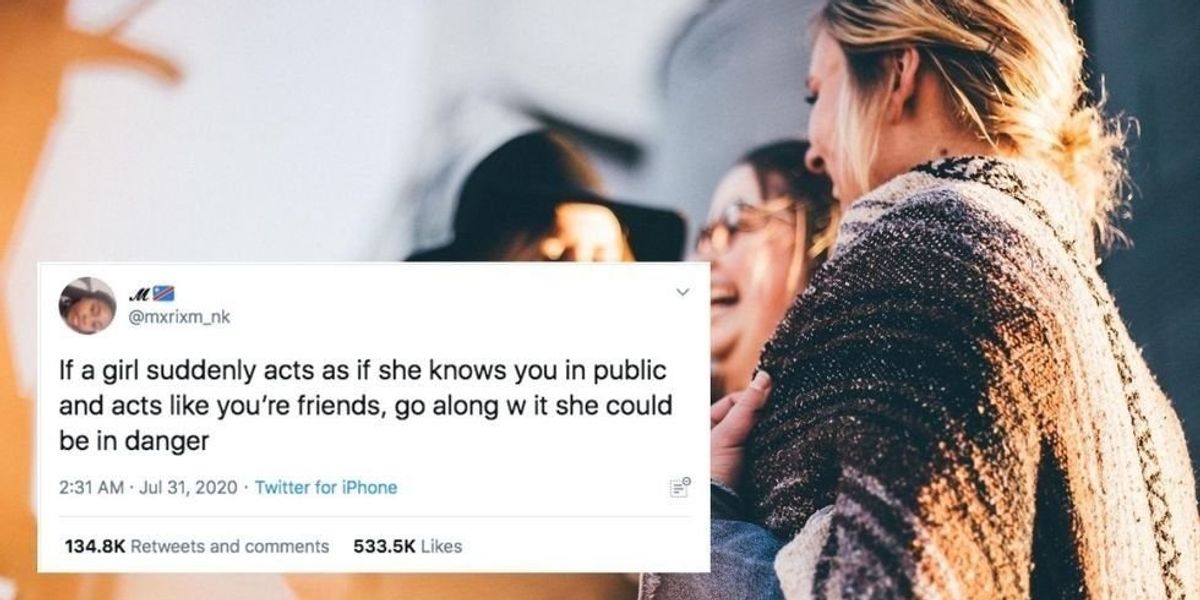 Why men should play along if a random girl suddenly approaches and acts ...