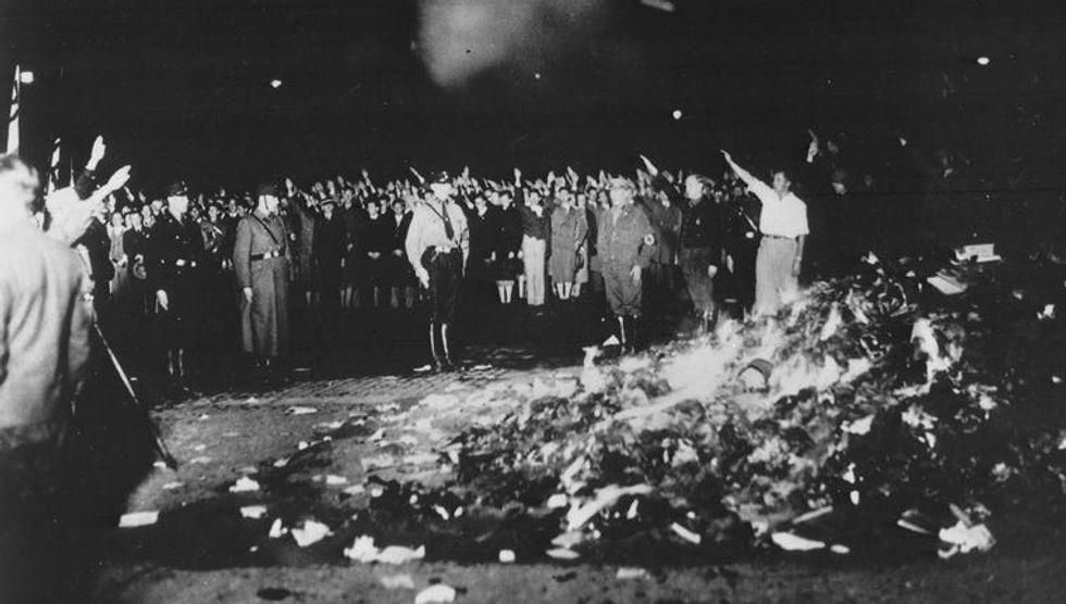 J.R.R. Tolkien, Lord of the Rings, Nazi, Nazis, book burning, censorship, The Hobbit