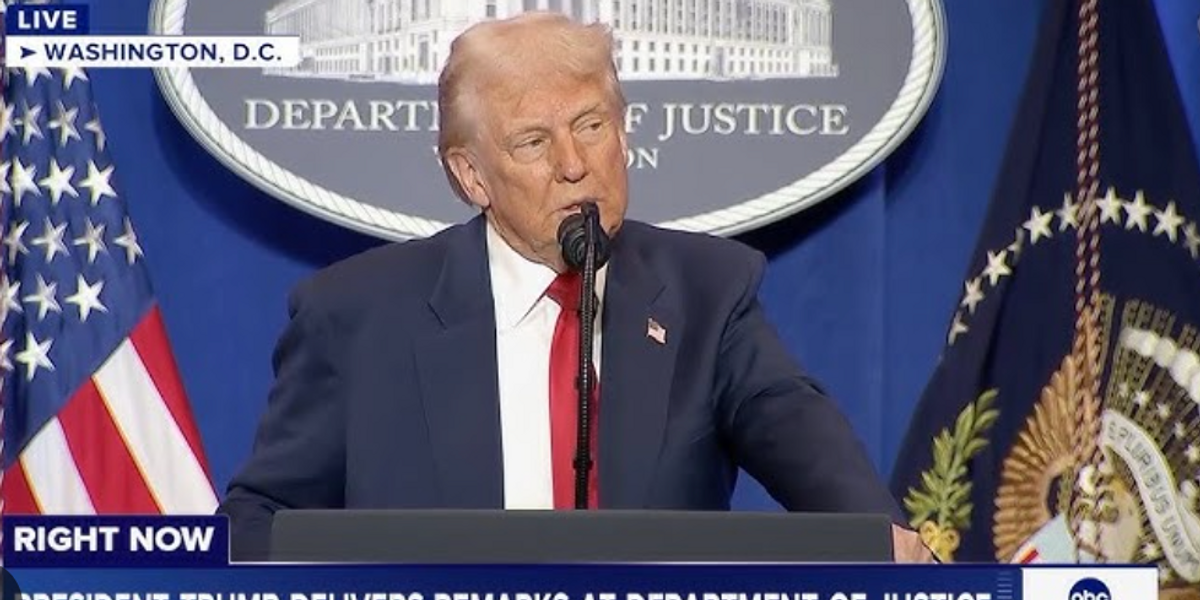 At Justice Department, Trump Calls CNN And MSNBC 'Illegal' - National Memo