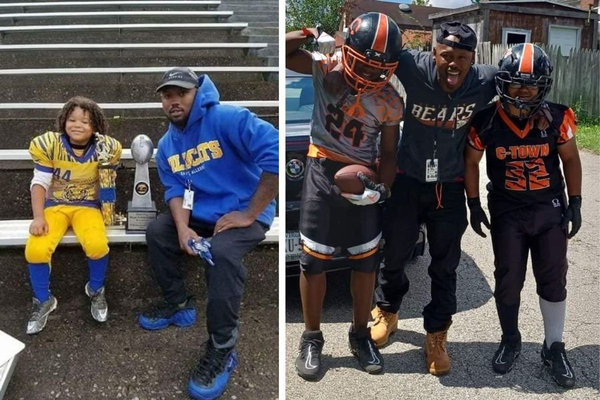 football; youth football; youth sports; community; helping community; youth mentorship