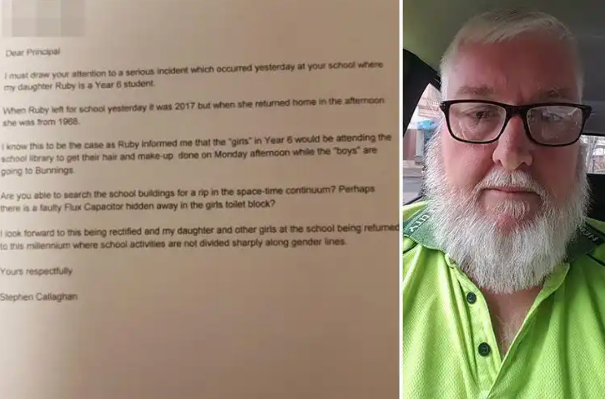 sexism, dads, daughters, parenting, school, sexism, time travel, family, women, girls