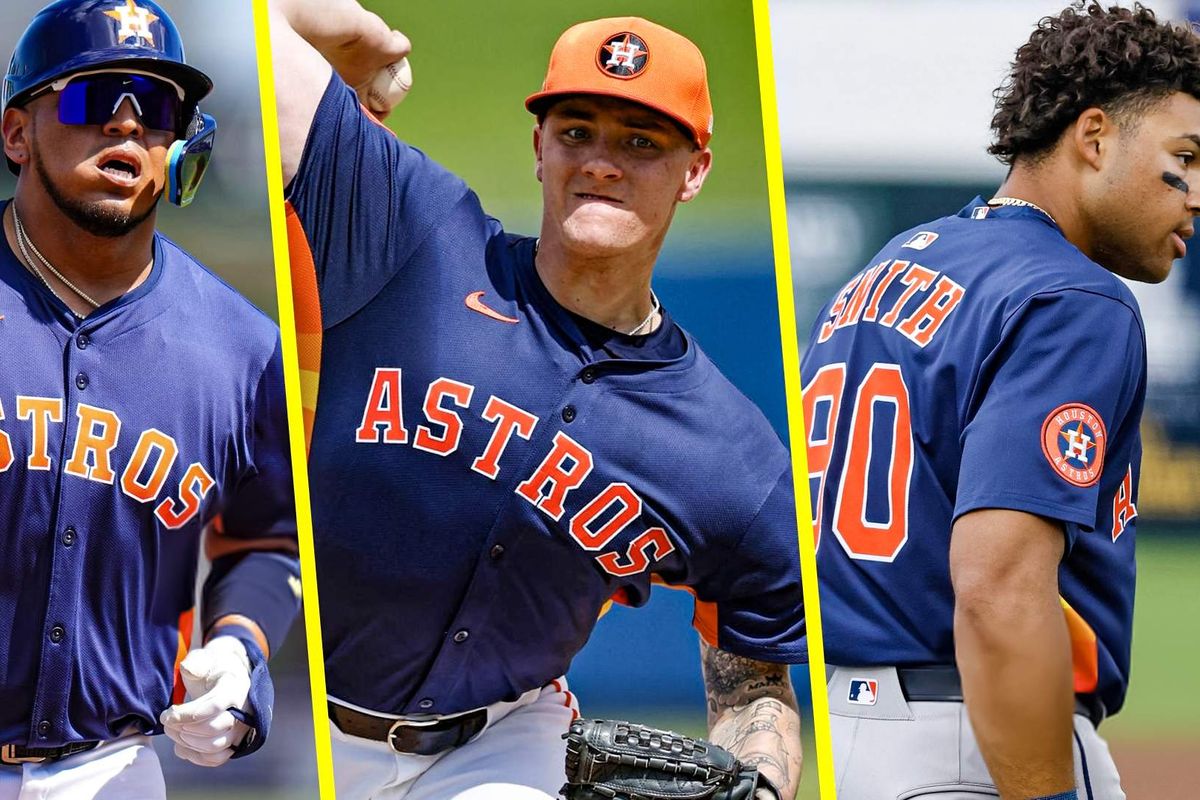 Astros Isaac Paredes, Hunter Brown, Cam Smith