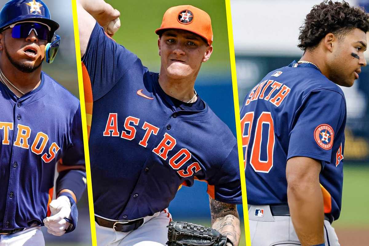 Astros Isaac Paredes, Hunter Brown, Cam Smith