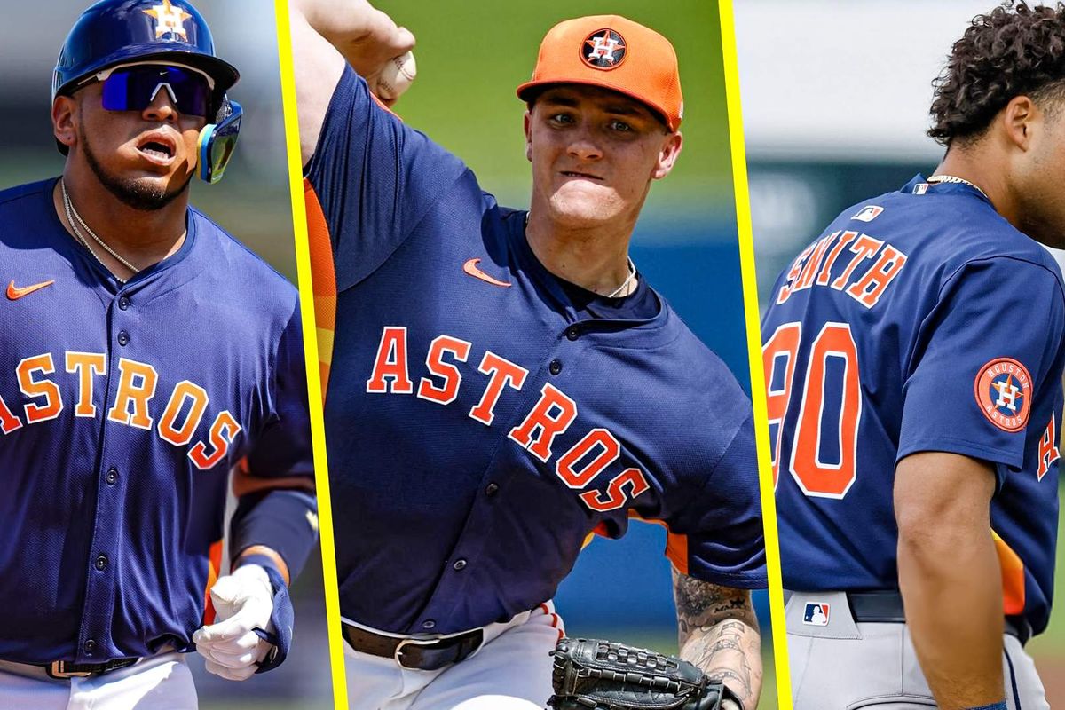 Astros Isaac Paredes, Hunter Brown, Cam Smith