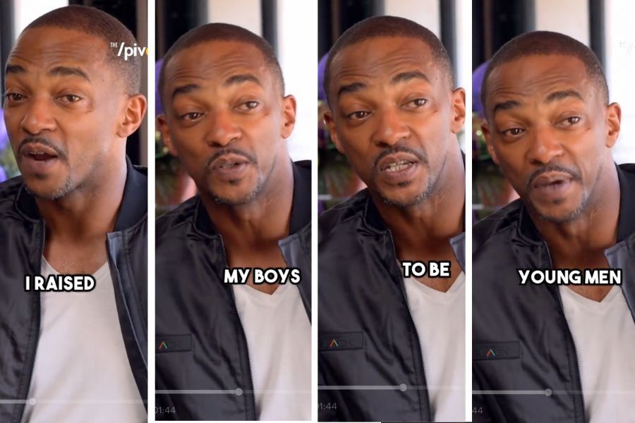 anthony mackie, raising boys, masculinity