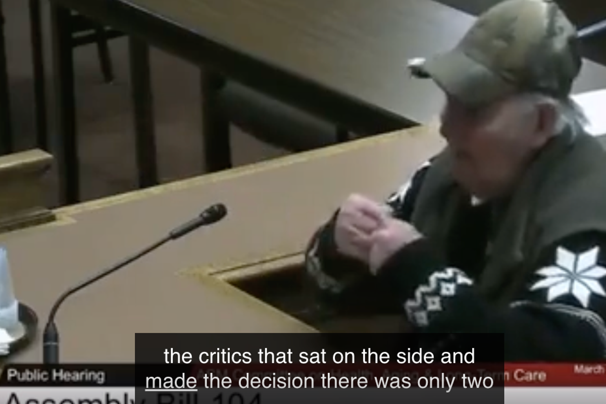 Elderly Wisconsin man shows up to support anti-trans bill and ends up apologizing instead