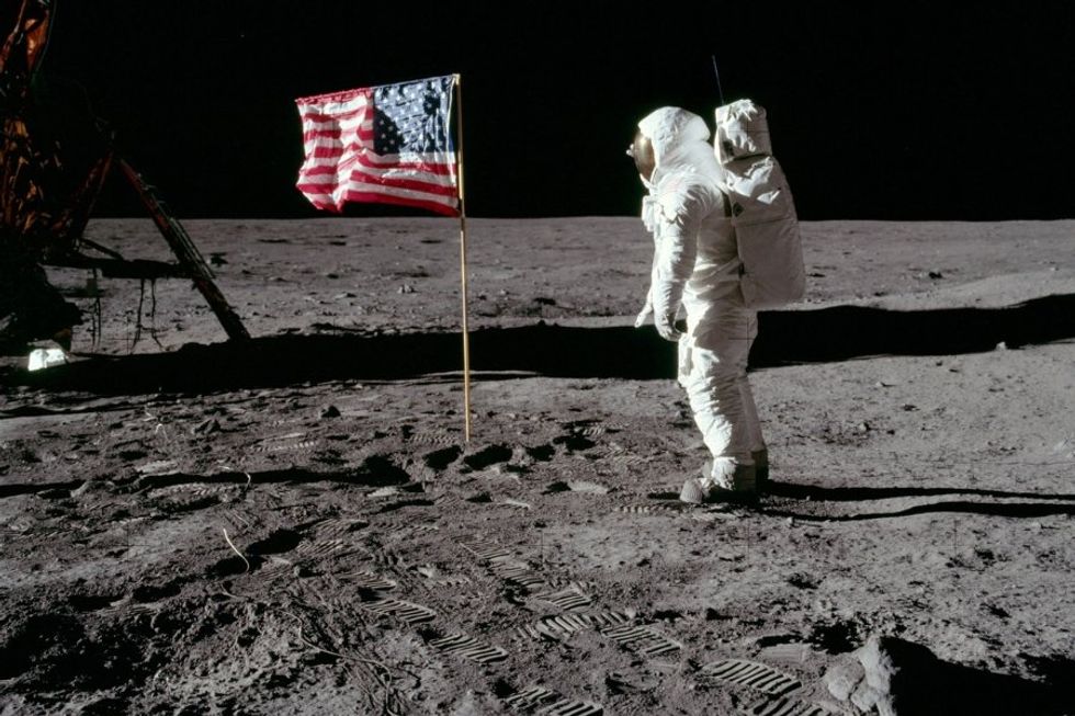 astronaut, moon, NASA