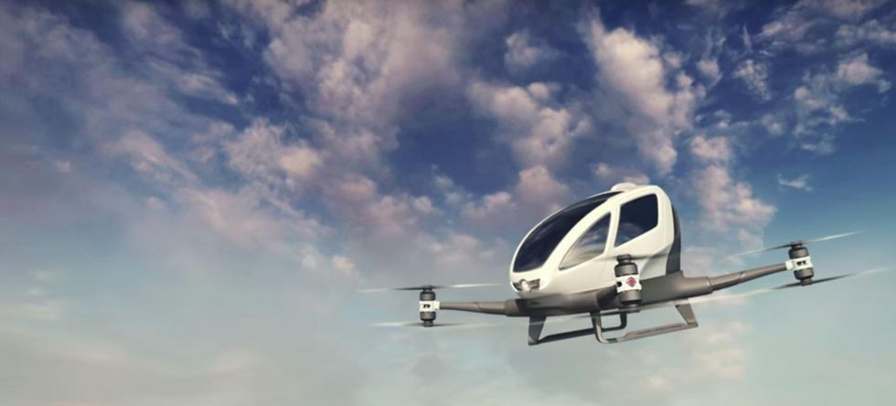 EHang, The Drone That Can Fly You Like A Taxi, Will Start Testing In Nevada