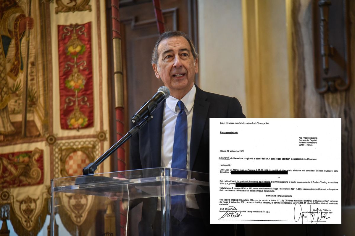 Tra i finanziatori segreti di Sala spuntano due imprenditori edili