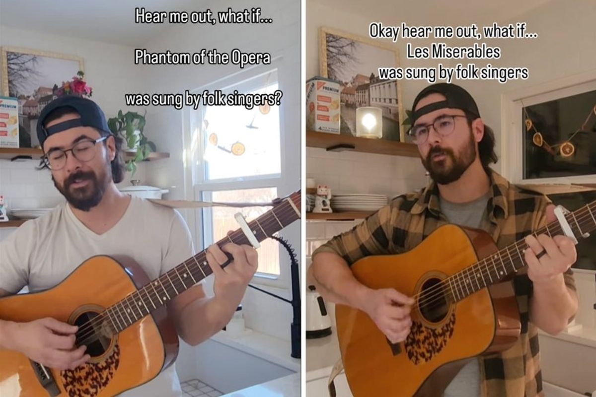 folk music, folk singer, musical theater, phantom of the opera, les miserables