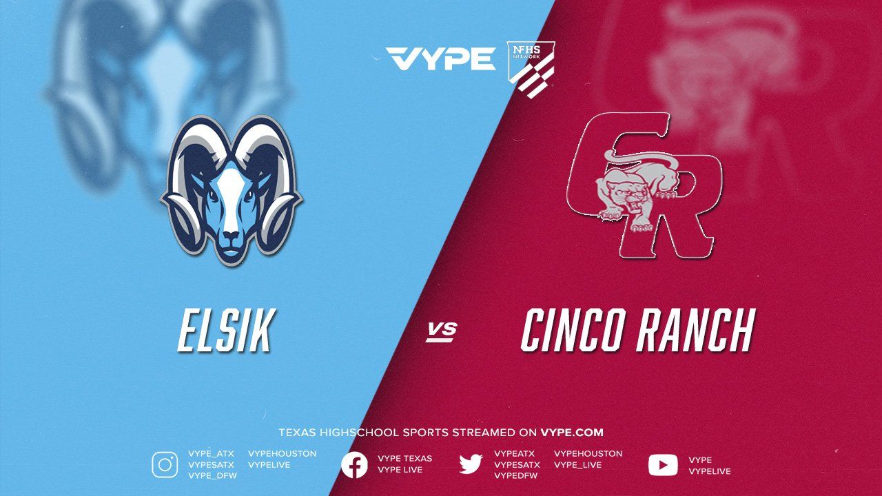 7:30PM | NFHS - 6A D2 Boys Soccer Bi-district: Elsik vs. Cinco Ranch