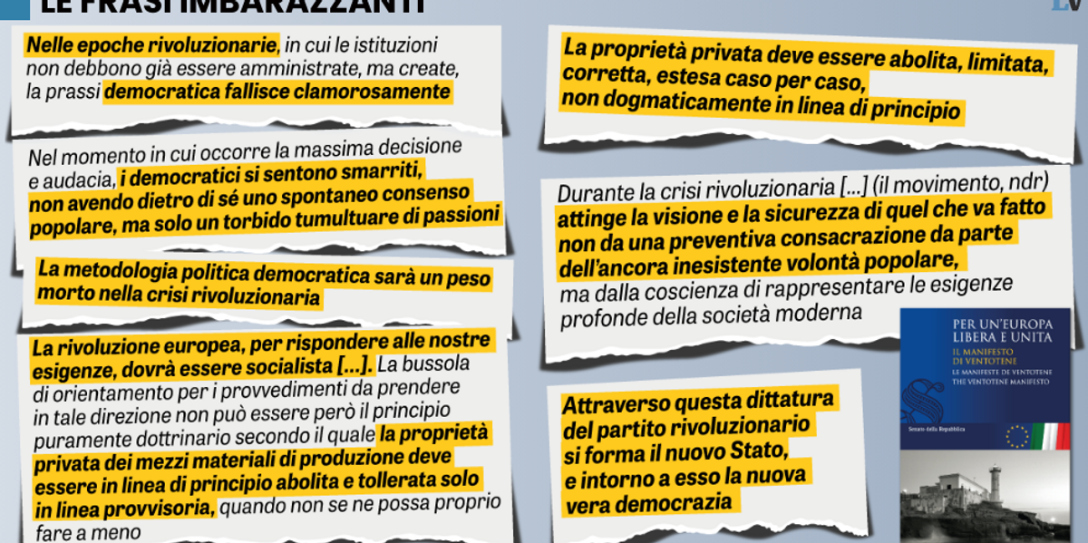 La sinistra s’è fatta troppi Spinelli