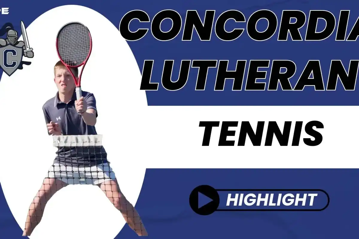 HIGHLIGHT: Concordia Lutheran Tennis Match Highlights