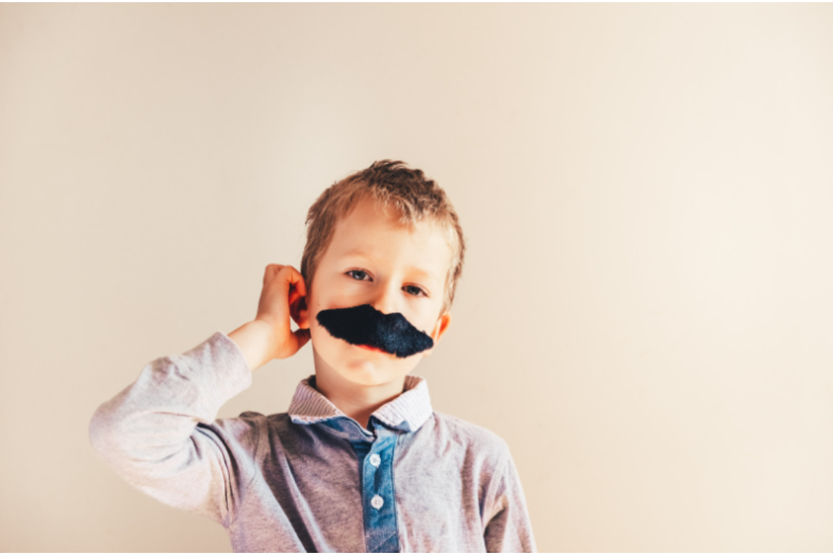 grandchildren, grandpa, costume, birthday, surprise